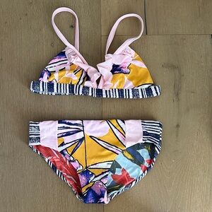 Maaji Kids Swim Bikini - Pink and Yellow Floral